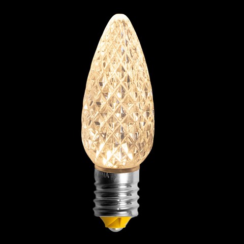 Minleon C9 V2 LED faceted retrofit bulb, Sun Warm White